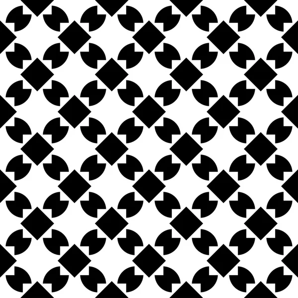 Negru și alb geometric model fără sudură, fundal abstract . — Vector de stoc