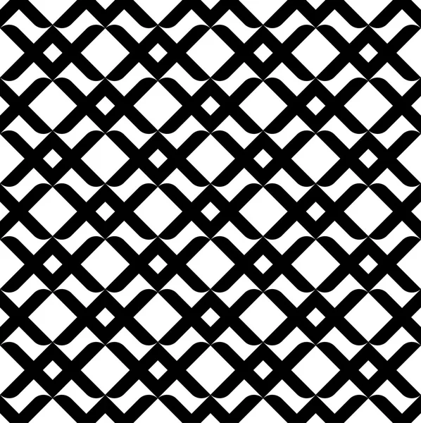 Czarno-biały wzór geometryczny bezszwowe nowoczesne stylowe, streszczenie tło. — Wektor stockowy