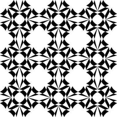siyah ve beyaz geometrik seamless modeli, arka plan.