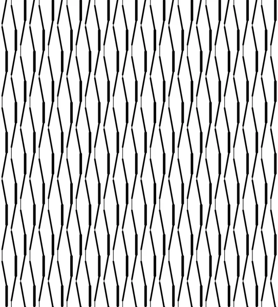 Modello geometrico senza cuciture in bianco e nero moderno elegante con linea a zig-zag, sfondo astratto . — Vettoriale Stock