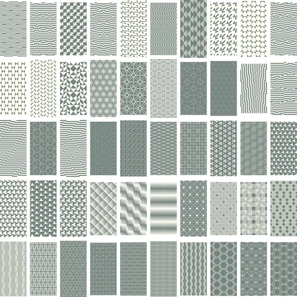 50 geometrik seamless modeli küme.