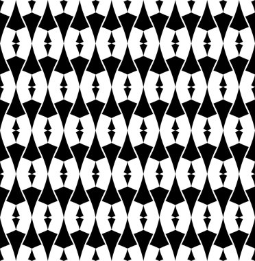 siyah ve beyaz geometrik seamless modeli, arka plan.