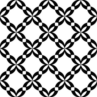 siyah ve beyaz geometrik seamless modeli, arka plan.