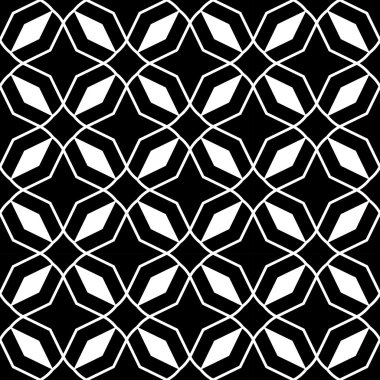 siyah ve beyaz geometrik seamless modeli, arka plan.