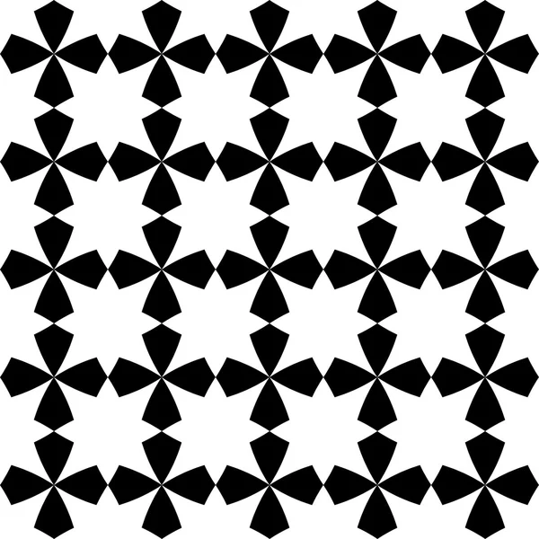 Padrão sem emenda geométrico preto e branco, fundo abstrato . — Vetor de Stock