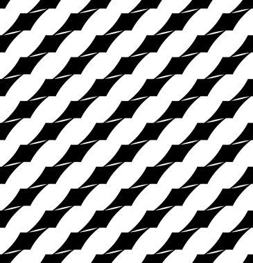 Elmas, arka plan siyah ve beyaz geometrik seamless modeli.