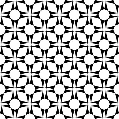 siyah ve beyaz geometrik seamless modeli, arka plan.
