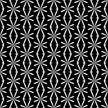 siyah ve beyaz geometrik seamless modeli, arka plan.