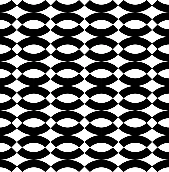 Black and white geometric seamless pattern, abstract background. — Stock Vector