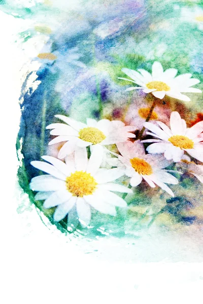 Květina akvarel ilustrace. — Stock fotografie