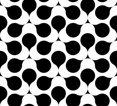 siyah ve beyaz geometrik seamless modeli, arka plan.