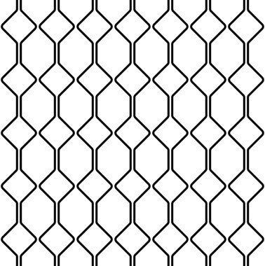 siyah ve beyaz geometrik seamless modeli soyut b hattı ile