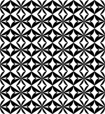 siyah ve beyaz geometrik seamless modeli, arka plan.