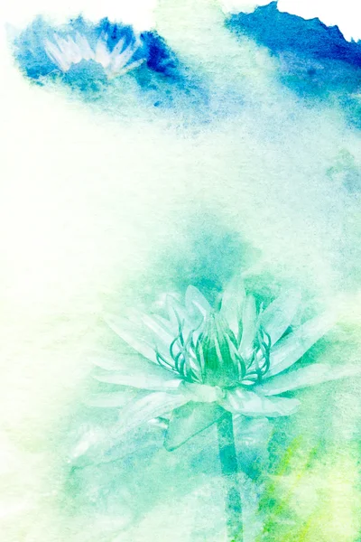 Flower watercolor illustration. — Stock Photo, Image