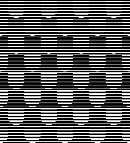 Black and white geometric seamless pattern, abstract background. — Stock Vector