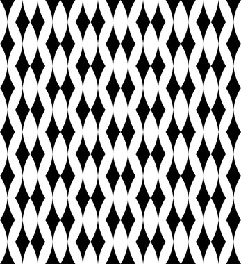 elmas ile siyah beyaz geometrik seamless modeli.