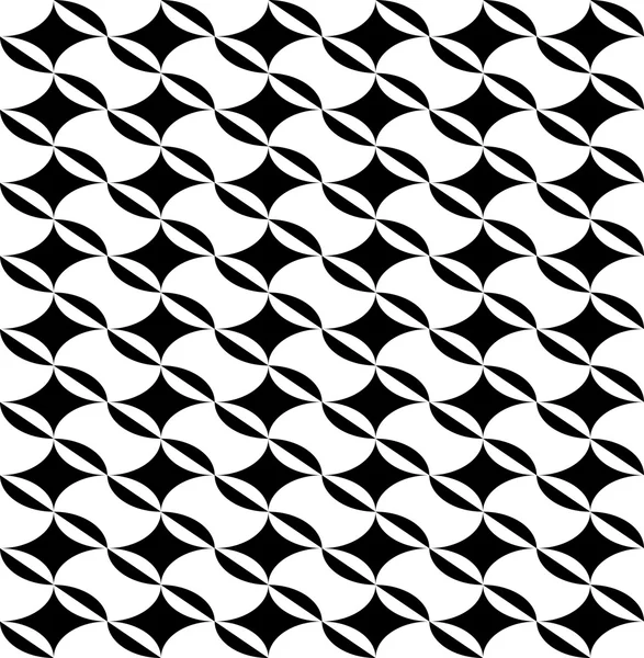 Modello geometrico senza cuciture in bianco e nero, sfondo astratto . — Vettoriale Stock