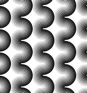 siyah ve beyaz geometrik seamless modeli, arka plan.