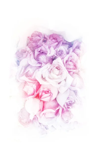 Illustration aquarelle fleur . — Photo