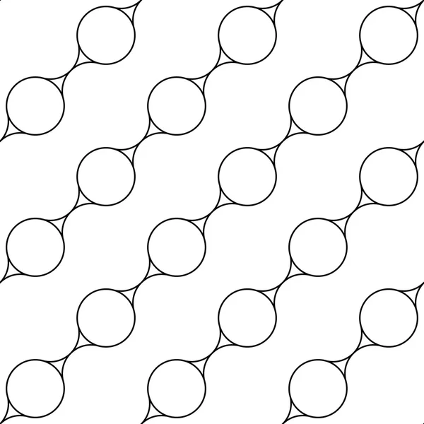 Svarta och vita geometriska seamless mönster, abstrakt bakgrund. — Stock vektor