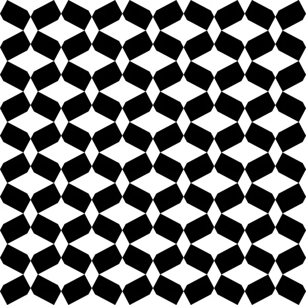 Patrón geométrico sin costura en blanco y negro, fondo abstracto . — Vector de stock