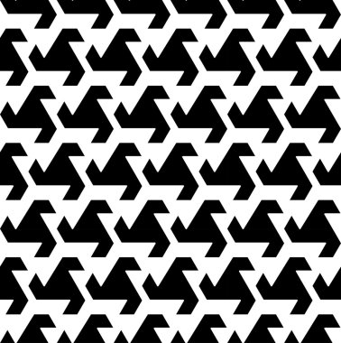 siyah ve beyaz geometrik seamless modeli, arka plan.