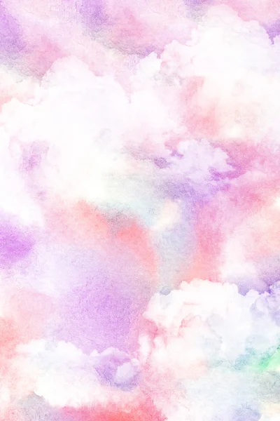 Watercolor illustration of cloud. — Stock Photo, Image