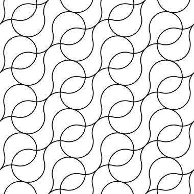 siyah ve beyaz geometrik seamless modeli, arka plan.