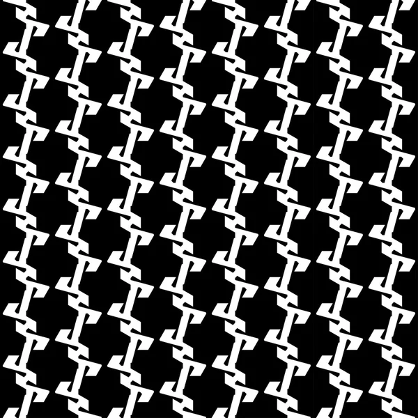 Black and white geometric seamless pattern, abstract background. — Stock Vector