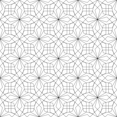 siyah ve beyaz geometrik seamless modeli, arka plan.