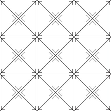 siyah ve beyaz geometrik seamless modeli, arka plan.