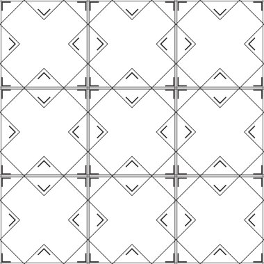 siyah ve beyaz geometrik seamless modeli, arka plan.