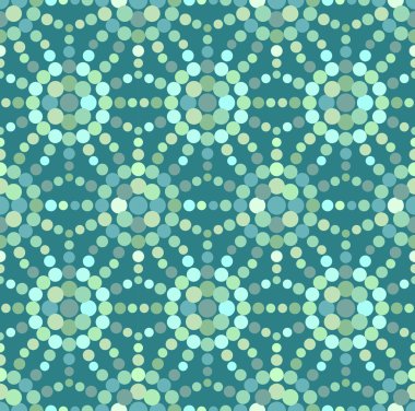 geometrik daire seamless modeli