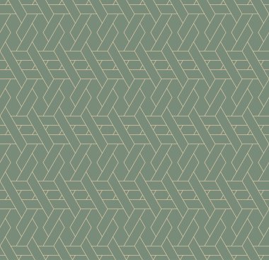 Geometric seamless pattern background with line and weave style.