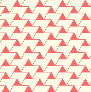 Geometric seamless pattern background with zigzag line and triangle.