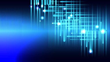 Soyut ışık ve gölge yaratıcı teknoloji arka planı. Vektör illüstrasyonu.