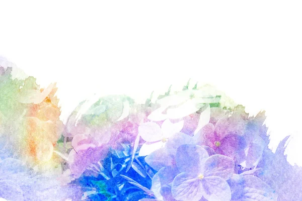 çiçek suluboya resim.