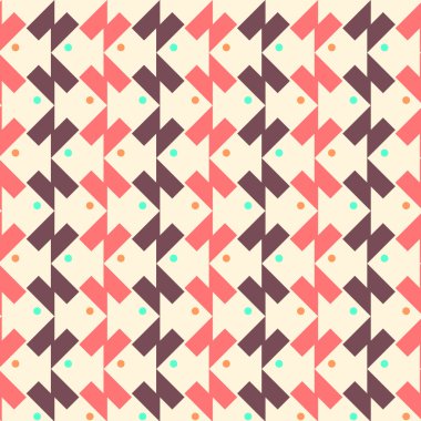 Balık şeklinde geometrik Dikişsiz desen arka plan.