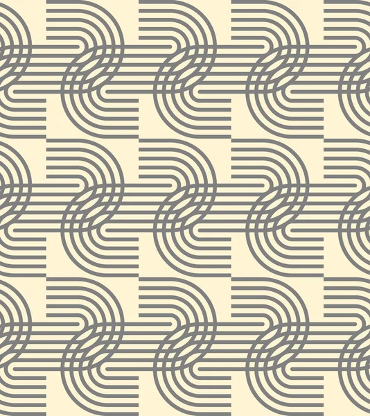 Fondo de patrón geométrico sin costura con línea curva . — Archivo Imágenes Vectoriales