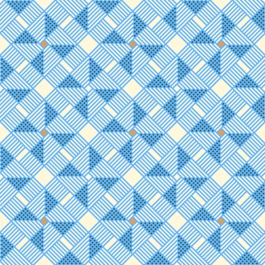 Geometrik Dikişsiz desen arka plan hattı ile.