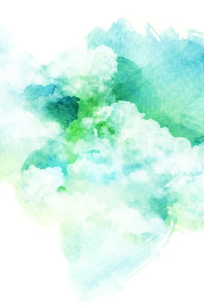 Акварельная иллюстрация облака . — стоковое фото