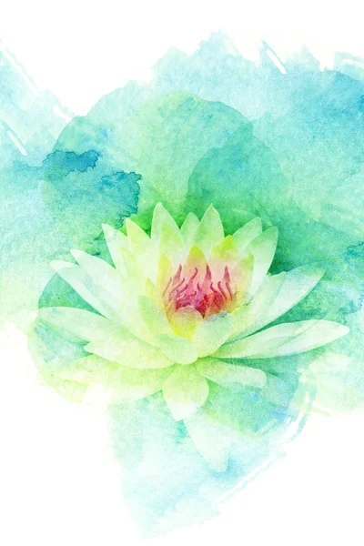 Blume Aquarell Illustration. — Stockfoto