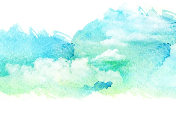 Illustration aquarelle du nuage . — Photo