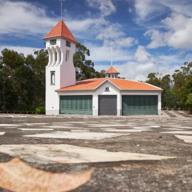 Fatima Cabo Girao, Camara de Lobos, Madeira Adası, Portekiz. Güzel tapınak.