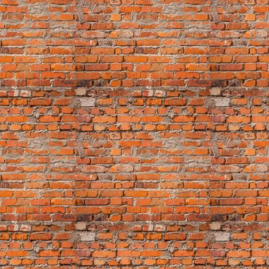 Çimentolu kahverengi tuğla duvar, pürüzsüz desen
