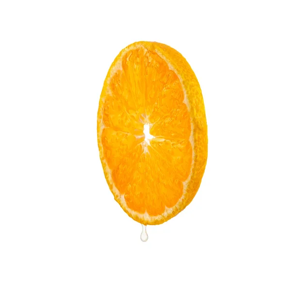 Skivade Mogna Tangeriner Isolat Vit Bakgrund — Stockfoto