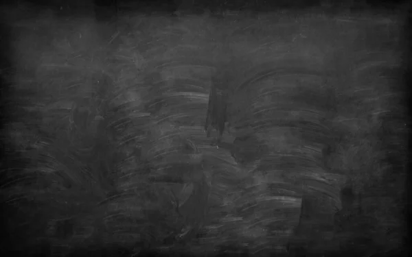 School Background Blackboard Remnants Erased Chalk — Stock Photo, Image