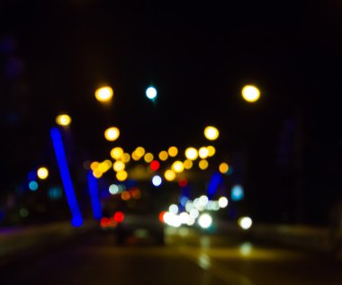 trafik ışığı soyut bokeh