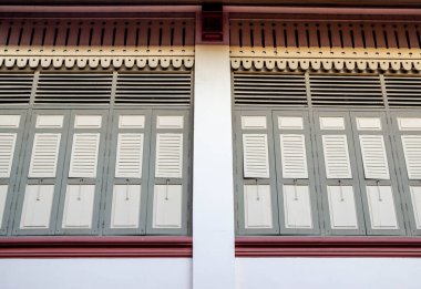 Tayland, Songkhla 'da antik Tayland tarzı pencere