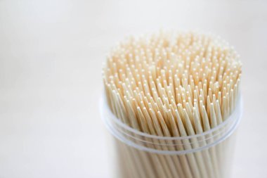 Kapalı kürdanların soyut fotoğrafı